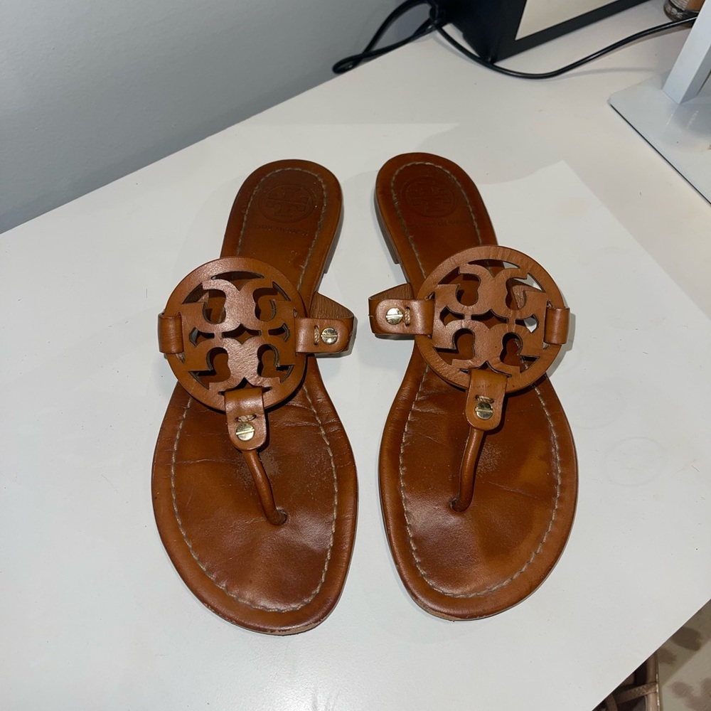 Tory Burch Leather Miller Sandal